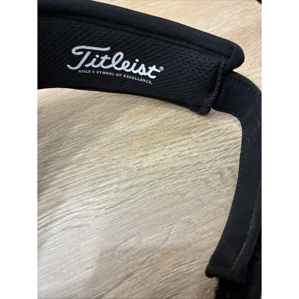 TITLEIST Tour Performance Golf Visor Mens OSFA Black Pro V1 FootJoy Logo - Picture 3 of 7